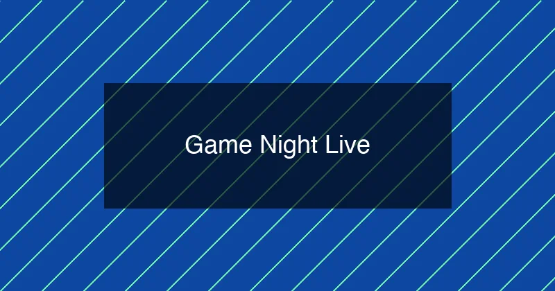 Game Night Live - Mostbet casino oyunu